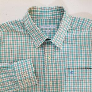 Southern Tide Plaid Button Front Classic Fit Shirt